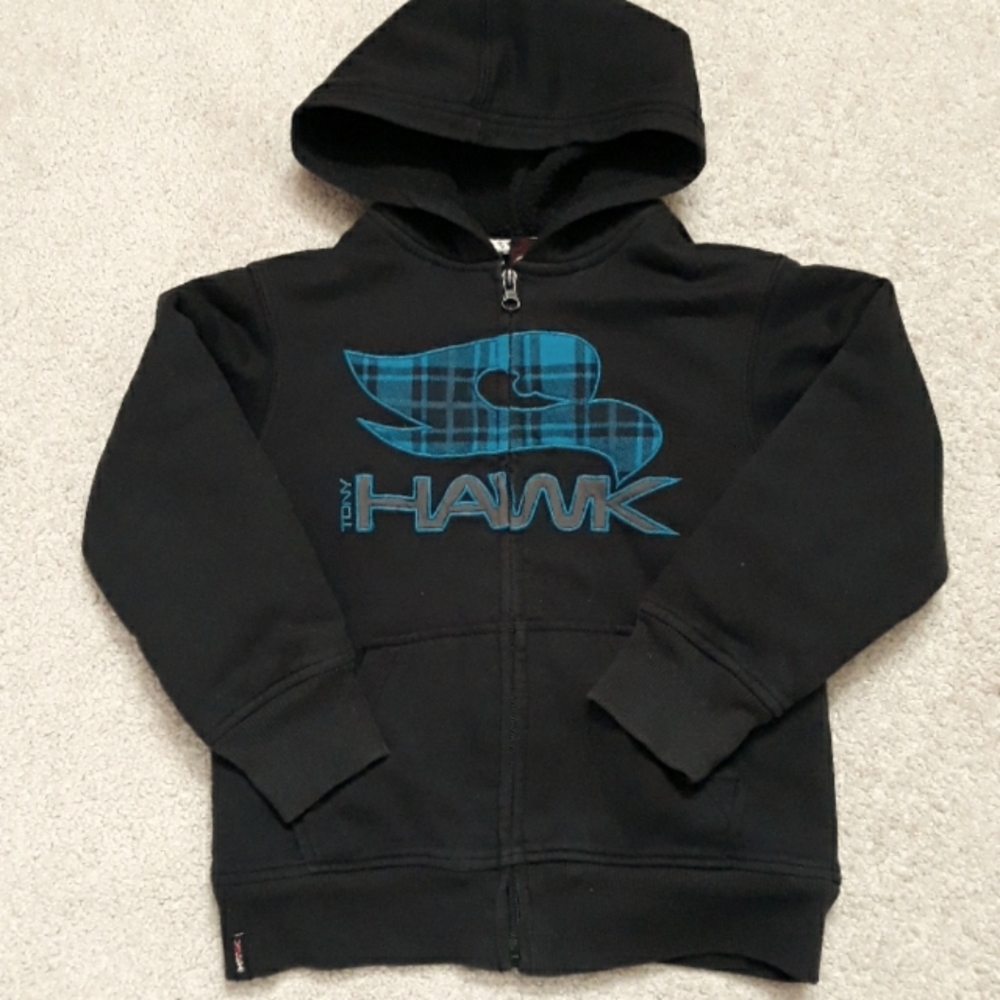 Tony Hawk Kid's Zipper, Hoodie. Size 5/6.